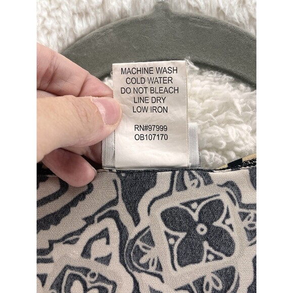 Vintage Blouse Women's Size 26/28 Asymmetrical Wrap Flared Bell Sleeves Y2K - Picture 7 of 8